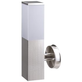 Avide outdoor wall lamp Panama 1xE27 IP44 Satin Nickel