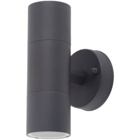 Avide outdoor wall lamp Peka 2xGU10 IP44 Anthracite
