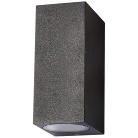 Avide outdoor wall lamp Vatia 2xGU10 IP44 Black