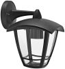 Avide Outdoor Wall Lamp Aria-D 1xE27 Black IP44