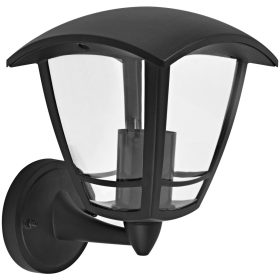 Avide Outdoor Wall Lamp Aria-U 1xE27 Black IP44