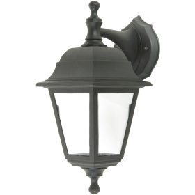 Avide Outdoor Wall Lamp Blake-D 1xE27 Black IP44