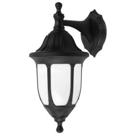 Avide Outdoor Wall Lamp Mateo-D 1xE27 Black IP44