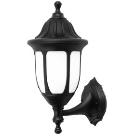 Avide Outdoor Wall Lamp Mateo-U 1xE27 Black IP44