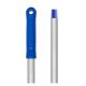 Aluminum handle polished anodized blue 24x140cm