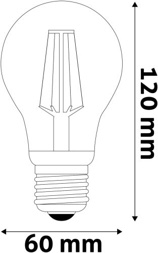 Avide Smart Filament LED Globe A60 4.5W CCT WIFI BLE APP Control