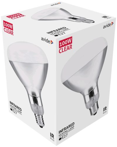 Infračervená žiarovka Avide E27 100W číra