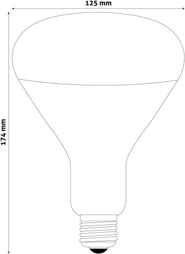 Avide Infra Izzó E27 150W Red