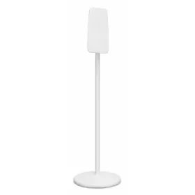 Aluminum floor stand with advertising surface, white