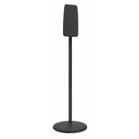 Aluminum floor stand with advertising surface, black