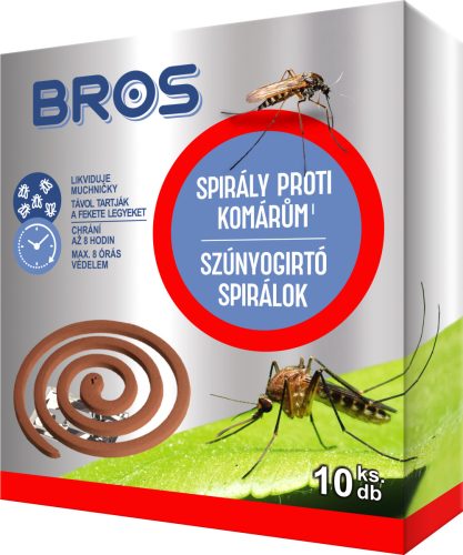 Bros Szúnyogirtó és riasztó spirál 10db-os