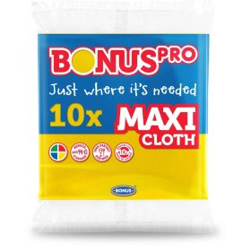 Bonus PRO MAXI general wipes yellow 38x40cm 10 pieces