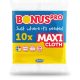 Bonus PRO MAXI general wipe yellow 38x40cm 10 pieces