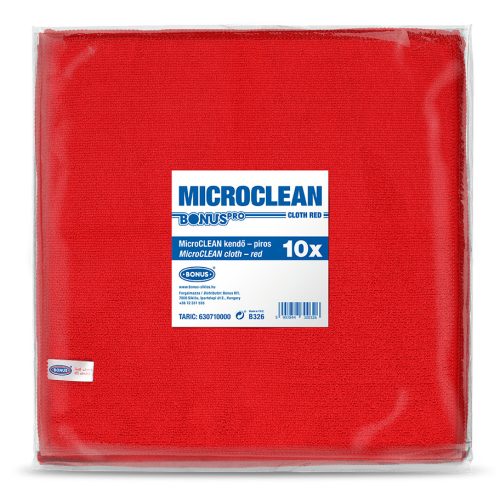 Bonus Microfibre universal cloth 32x32cm green 10 pieces