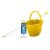 Bonus Mop set-bucket YELLOW 11L twisting basket, mop handle 120cm Softmop 160gr