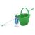 Bonus Mop set bucket GREEN 11L twisting basket, mop handle 120cm Softmop 160gr