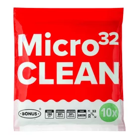 Bonus Microfiber universal cloth 32x32cm green 10 pcs