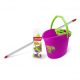 Bonus MicroMOP Mopping set - 18L bucket, twisting basket, mop handle, MicroMOP