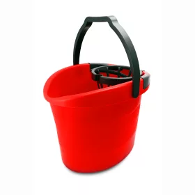 Bonus Mop bucket 18 L + wringer basket (red-granite)