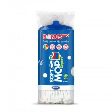 Bonus PRO SoftMop Expert mop head blue 16 csg/carton