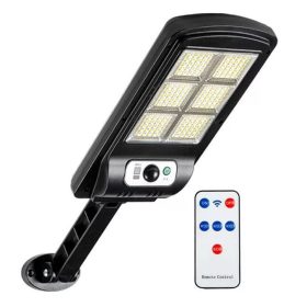   Solárne LED svietidlo s nástenným držiakom, pohybový senzor, diaľkové ovládanie 200W