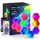 Okos Hexagon Színes (RGB) Fali Lámpa (6 db)