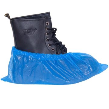   Shoe protector, foot bag made of PE material, blue, 15x39cm 100 pieces/pack