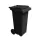 Coș de gunoi din plastic, coș de gunoi municipal, galben, 120L