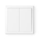 Commel chandelier switch two-pole 105 recessed white  