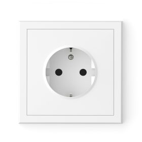   Commel Schuko socket plug, screw connection, recessed white  