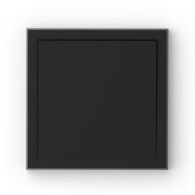 Commel single-pole switch 101 recessed black 