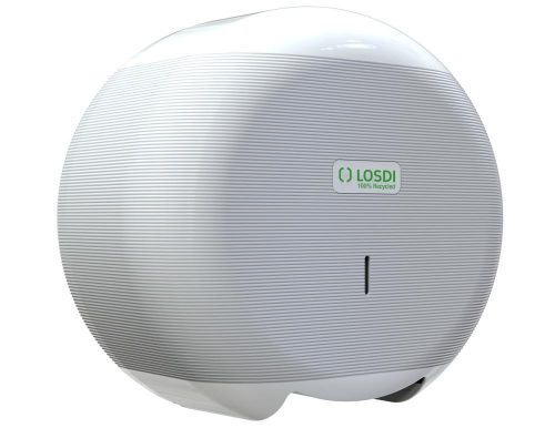 Losdi ECO LUX Line mini toilet paper dispenser ABS white