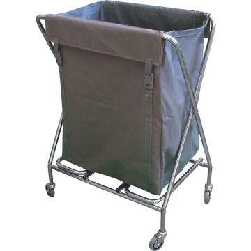   Combi cleaning cart plastic + chrome frame 2x18 liter + 2x5 liter bucket