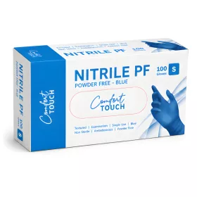 Lyncmed Nitrile examination gloves, powder-free, blue 