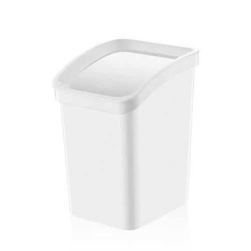 Plastic Smart Click trash can with white/black print GOGO 23L