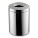 Stainless steel fireproof trash can, 5 liters, shiny