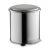 Stainless industrial pedal bin, 40 liters, shiny
