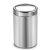Stainless steel bin with flip lid 7L, shiny