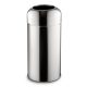 Lidless, stainless steel trash can, 40 liters, 28X67CM, glossy 430SS 4pcs/carton