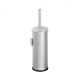 Wall-mounted toilet brush, with holder, stainless steel 304, matt