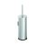 Wall-mounted toilet brush, with stainless steel holder, shiny,
