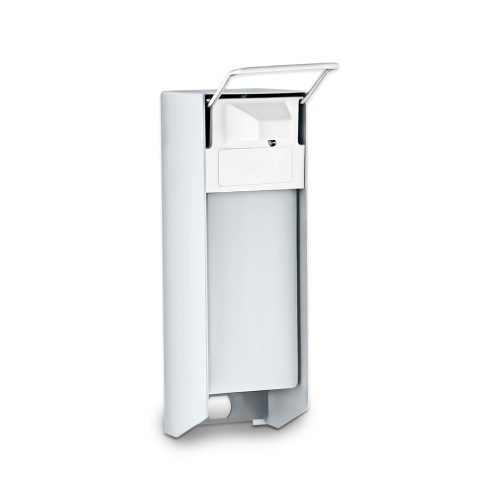 Stainless steel liquid soap dispenser, 1 liter