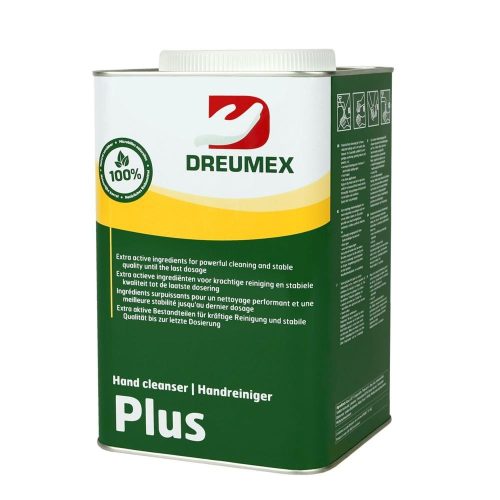 Dreumex Plus 4,5 l priemyselný čistič rúk bez obsahu rozpúšťadiel