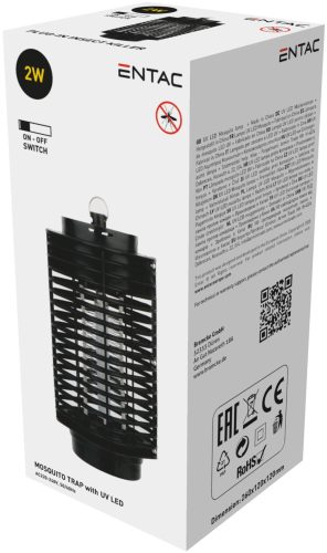 Entac lampa protiv insekata s mrežnim kabelom AC230V