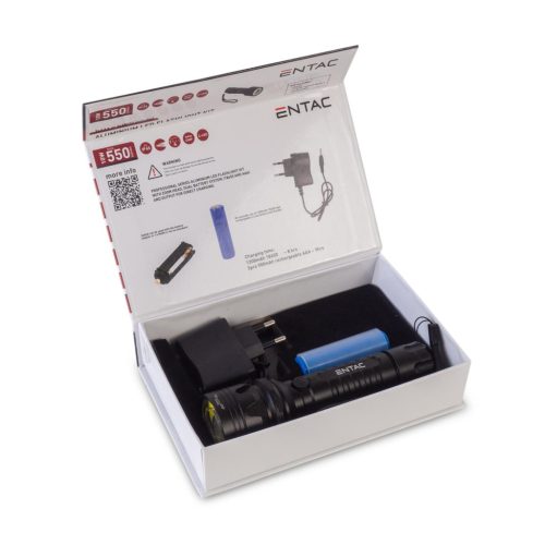 Entac Latarka z regulacją ostrości Alu 10W