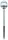 Entac Kerti Szolár Lámpa 340mm Rozsdamentes acél Üveg fej 1 LED RGB 24/kínáló