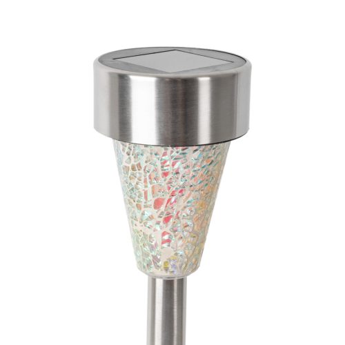 Entac Kerti Szolár Lámpa 400mm Rozsdamentes acél Mozaik Üveg 1 LED 12/kínáló