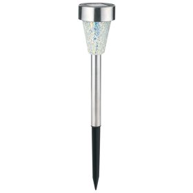   Entac Kerti Szolár Lámpa 400mm Rozsdamentes acél Mozaik Üveg 1 LED RGB 12/kínáló