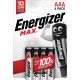 Energizer Max Alkáli Mikro Elem AAA B4