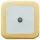 Entac Night Light 0.5W Square WW Orange